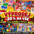 Fixy a pastelky Brno – výprodej se slevou 20 %